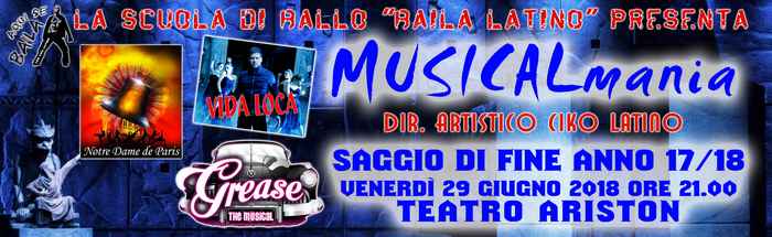 MUSICALmania Saggio Baila Latino 2018